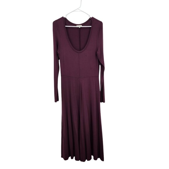 Wilfred Free Women's Long Sleeve A-line Stretch Midi Bock Dress - L - Picture 1 of 8
